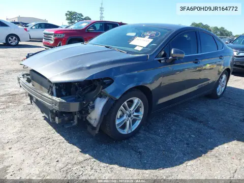 3FA6P0HD9JR164772 — 2018 Ford Fusion, Передняя часть, фото до ремонта