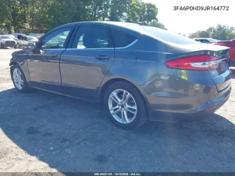 2018 Ford Fusion Se VIN 3FA6P0HD9JR164772 фото 4