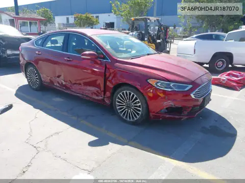 3FA6P0HD4JR187070 — 2018 Ford Fusion, Правый бок, фото до ремонта