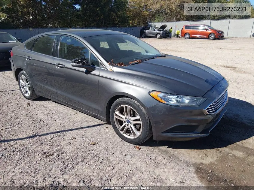 3FA6P0H73JR273271 — 2018 Ford Fusion, фото 2 с аукциона IAAI, Передняя часть