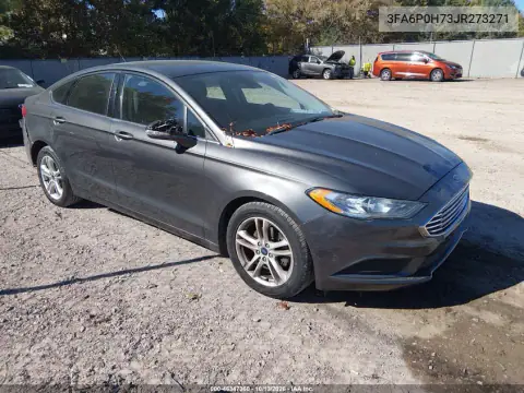 3FA6P0H73JR273271 — 2018 Ford Fusion, Передняя часть, фото до ремонта
