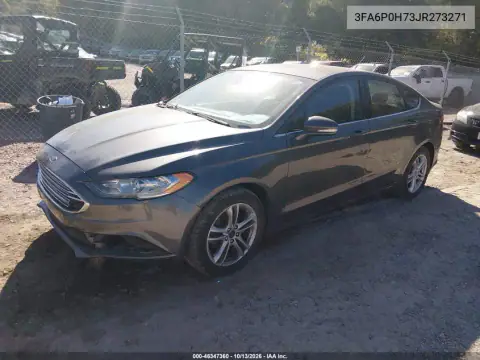 3FA6P0H73JR273271 — 2018 Ford Fusion, фото 3 с аукциона IAAI, Передняя часть