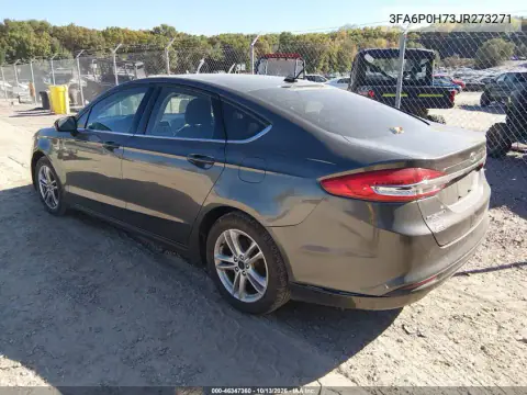 3FA6P0H73JR273271 — 2018 Ford Fusion, фото 4 с аукциона IAAI, Передняя часть