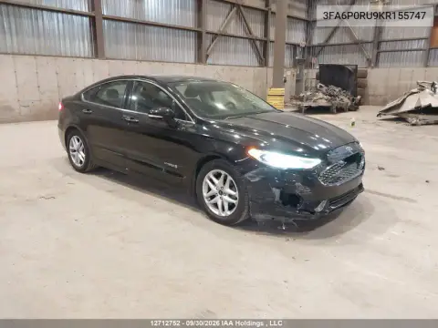3FA6P0RU9KR155747 — 2019 Ford Fusion, Передняя часть, фото до ремонта