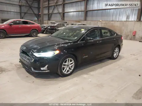 2019 Ford Fusion VIN 3FA6P0RU9KR155747 фото 3