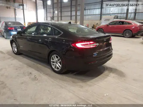 2019 Ford Fusion VIN 3FA6P0RU9KR155747 фото 4