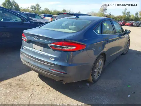 2019 Ford Fusion Se VIN 3FA6P0HD5KR203441 фото 5
