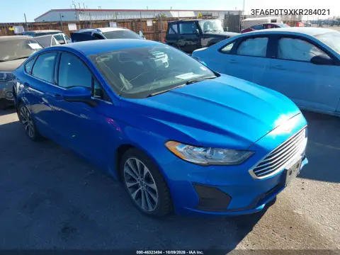3FA6P0T9XKR284021 — 2019 Ford Fusion, Сзади, фото до ремонта