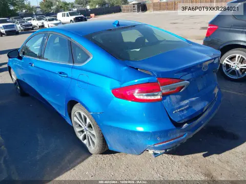 2019 Ford Fusion Se VIN 3FA6P0T9XKR284021 фото 4
