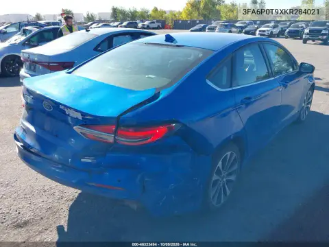 2019 Ford Fusion Se VIN 3FA6P0T9XKR284021 фото 5