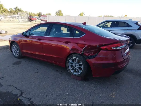 3FA6P0LUXLR190193 — 2020 Ford Fusion, фото 3 с аукциона IAAI, Задняя часть слева