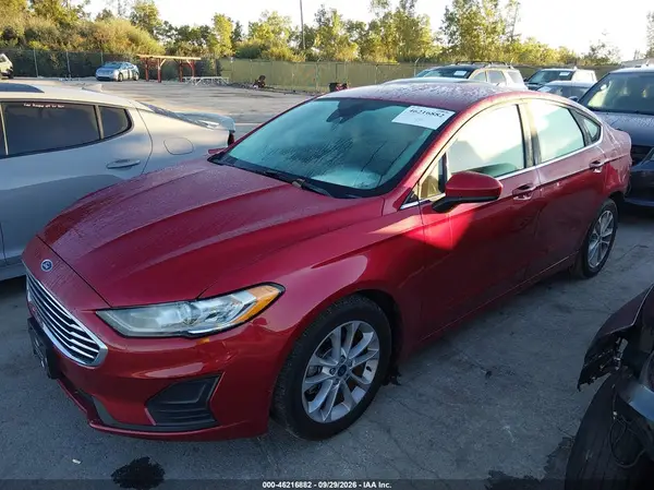 3FA6P0HD2LR145077 — 2020 Ford Fusion, фото 2 с аукциона IAAI, Задняя часть