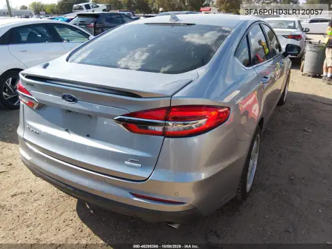 2020 Ford Fusion Se VIN 3FA6P0HD3LR120057 фото 5