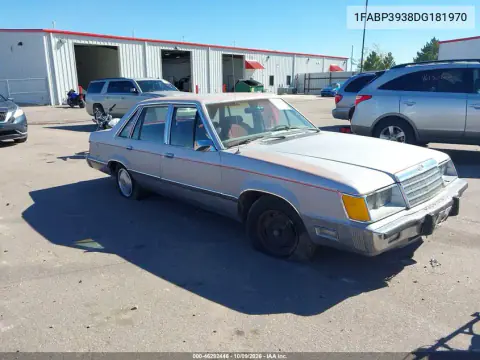 1983 Ford Ltd VIN 1FABP3938DG181970 фото 1