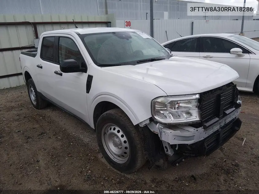 2024 Ford Maverick Xl VIN 3FTTW8A30RRA18286 фото 2