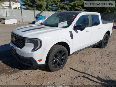 2025 Ford Maverick Lariat VIN 3FTTW8SA1SRA97437 фото 2