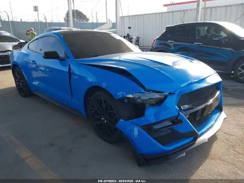 1FA6P8TH0N5127398 — 2022 Ford Mustang Ecoboost Fastback, Передняя часть (Front End), фото до ремонта