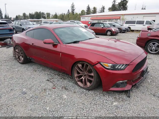 1FA6P8TH8F5427627 — 2015 Ford Mustang Ecoboost Premium, Передняя и задняя части (Front & Rear), фото до ремонта
