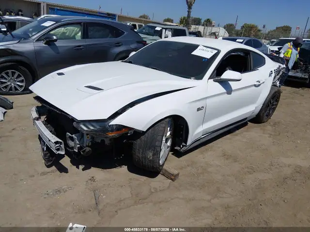 1FA6P8CF1M5112647 — 2021 Ford Mustang GT Premium Fastback, фото 2 с аукциона IAAI 14.10.2026, Передняя и задняя части