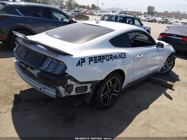 1FA6P8CF1M5112647 — 2021 Ford Mustang GT Premium Fastback, фото 4 с аукциона IAAI 14.10.2026, Передняя и задняя части