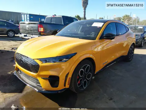 2022 Ford Mustang Mach-E Gt VIN 3FMTK4SE1NMA15310 фото 2