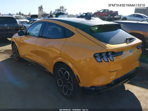 2022 Ford Mustang Mach-E Gt VIN 3FMTK4SE1NMA15310 фото 3