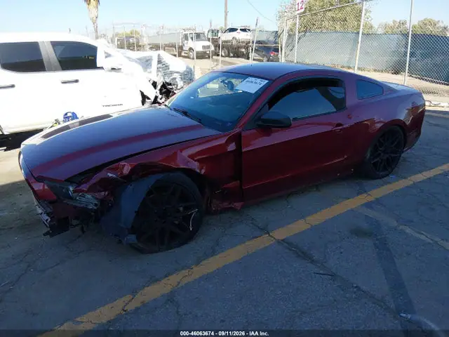 1ZVBP8AM6E5254971 — 2014 Ford Mustang V6, фото 2 с аукциона IAAI 14.10.2026, Передняя часть справа