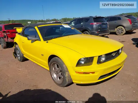 2005 Ford Mustang Gt VIN 1ZVFT85H255233660 фото 2