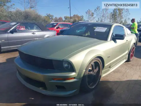 1ZVHT82HX55245813 — 2005 Ford Mustang, фото 3 с аукциона IAAI, Повреждения со всех сторон