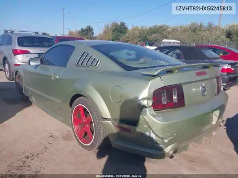 1ZVHT82HX55245813 — 2005 Ford Mustang, фото 4 с аукциона IAAI, Повреждения со всех сторон