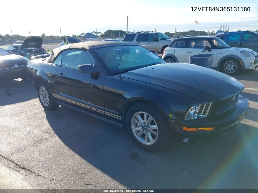 1ZVFT84N365131180 — 2006 Ford Mustang, фото 2 с аукциона IAAI, Передняя часть