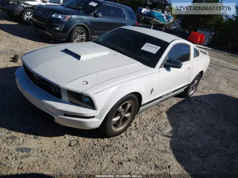 1ZVFT80N565111776 — 2006 Ford Mustang, фото 2 с аукциона IAAI, Правый бок