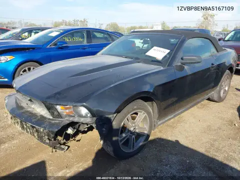 2010 Ford Mustang V6/V6 Premium VIN 1ZVBP8EN9A5167109 фото 3