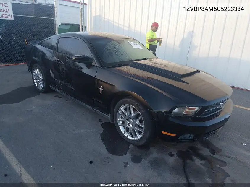 2012 Ford Mustang V6 Premium VIN 1ZVBP8AM5C5223384 фото 2
