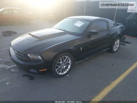 2012 Ford Mustang V6 Premium VIN 1ZVBP8AM5C5223384 фото 3