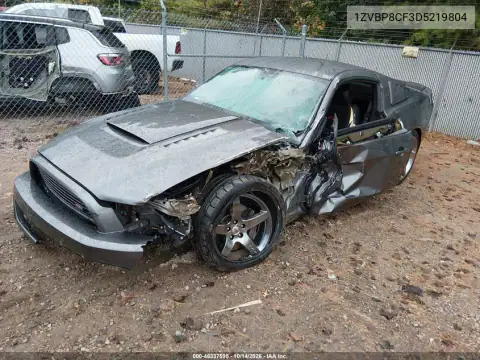 1ZVBP8CF3D5219804 — 2013 Ford Mustang, фото 3 с аукциона IAAI, Передняя часть