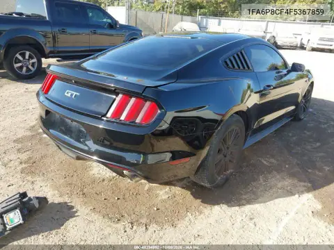 2015 Ford Mustang Gt VIN 1FA6P8CF4F5367859 фото 5