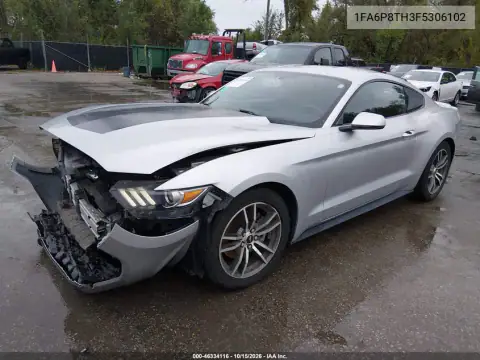 1FA6P8TH3F5306102 — 2015 Ford Mustang, фото 3 с аукциона IAAI, Левый и правый бока
