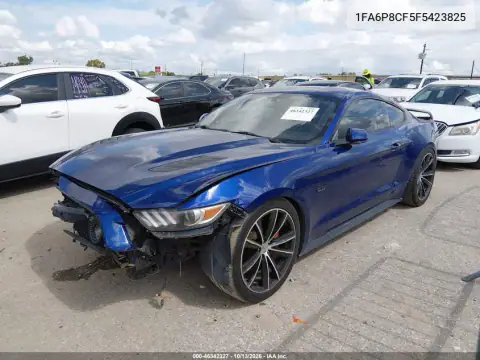1FA6P8CF5F5423825 — 2015 Ford Mustang, фото 3 с аукциона IAAI, Передняя часть