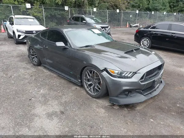 1FA6P8TH3G5219348 — 2016 Ford Mustang, Передняя часть (Front End), фото до ремонта