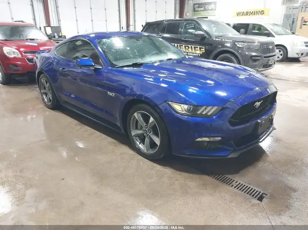 1FA6P8CF9G5327911 — 2016 Ford Mustang, Град (Hail), фото до ремонта