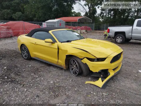 2016 Ford Mustang Ecoboost Premium VIN 1FATP8UH0G5222161 фото 2