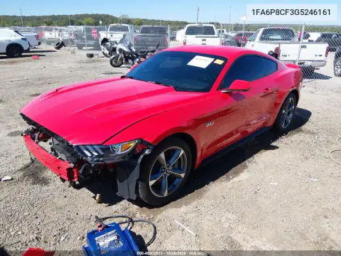 2016 Ford Mustang Gt Premium VIN 1FA6P8CF3G5246161 фото 3