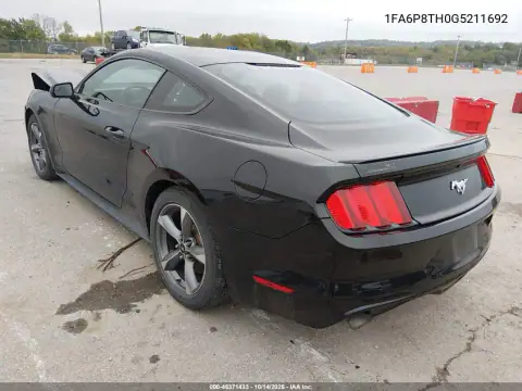 1FA6P8TH0G5211692 — 2016 Ford Mustang, фото 4 с аукциона IAAI, Передняя часть