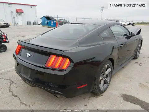 1FA6P8TH0G5211692 — 2016 Ford Mustang, фото 5 с аукциона IAAI, Передняя часть