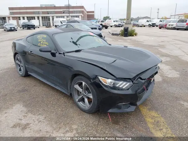 1FA6P8AM8H5303442 — 2017 Ford Mustang, Передняя часть (Front), фото до ремонта