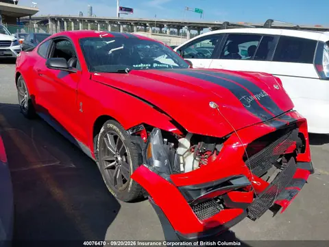 1FA6P8TH8H5282351 — 2017 Ford Mustang, Передняя часть (Front), фото до ремонта