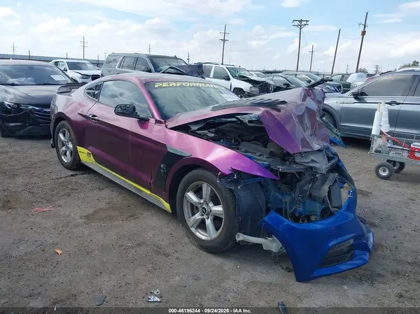1FA6P8AM2H5309575 — 2017 Ford Mustang, Передняя часть (Front End), фото до ремонта