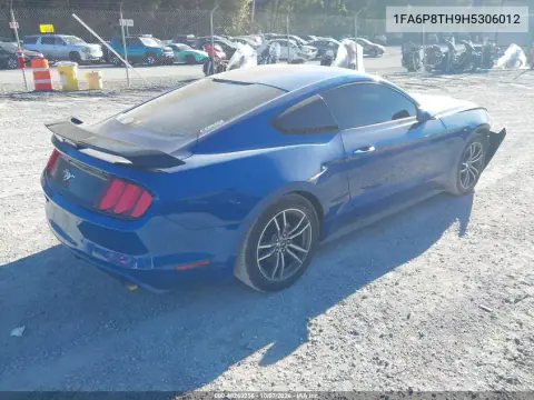 2017 Ford Mustang Ecoboost VIN 1FA6P8TH9H5306012 фото 5