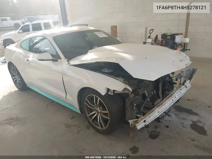 1FA6P8TH4H5278121 — 2017 Ford Mustang, фото 2 с аукциона IAAI, Повреждения со всех сторон